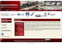 Tablet Screenshot of biochemia-medica.com